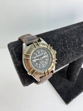 Vintage Timberland Indiglo Date Watch – Braided Leather Strap